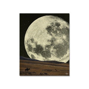 Cowboy Moon Print