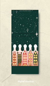 Wintry Village Matchbook