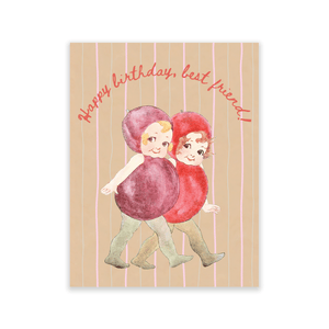 Plum Head Best Friends Card