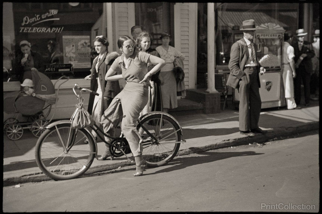 Street Scene, Provincetown Print