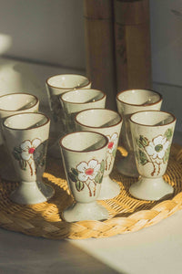 French Floral Mazagran Set