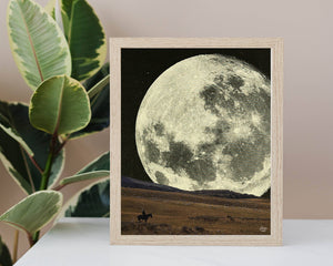 Cowboy Moon Print