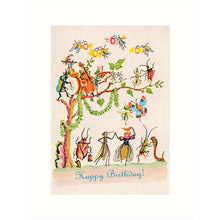 Load image into Gallery viewer, Insect Party Birthday Card
