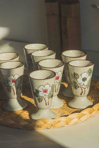 French Floral Mazagran Set