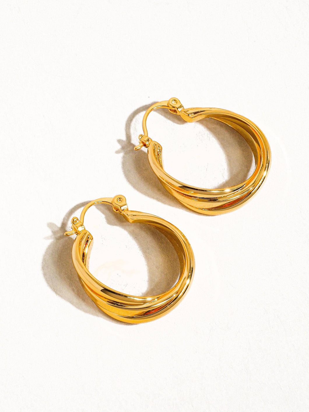 Twisted Hoop Earrings