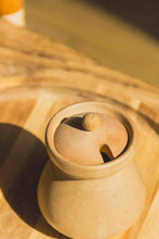 Load image into Gallery viewer, French Sandstone Mustard Pot
