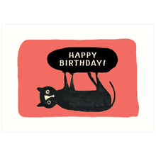 Load image into Gallery viewer, Cat Back Birthday Card
