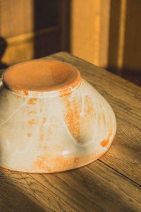 French Stoneware Salad Bowl