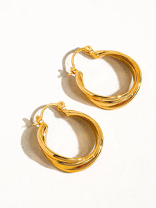 Twisted Hoop Earrings