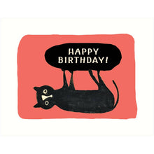 Load image into Gallery viewer, Cat Back Birthday Card
