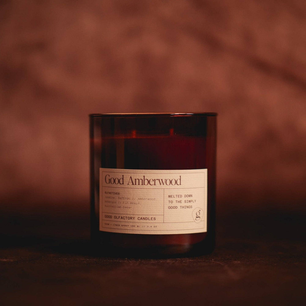 Good Amberwood Candle