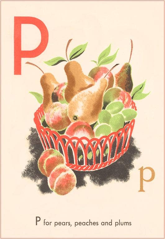 P is for Pears Print