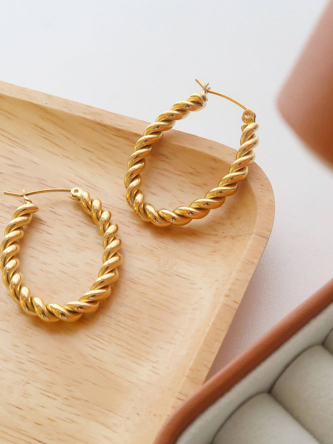 Braided Hoop Earring