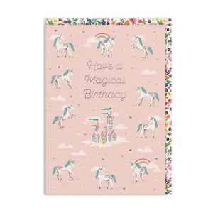 Magical Unicorns Birthday Card