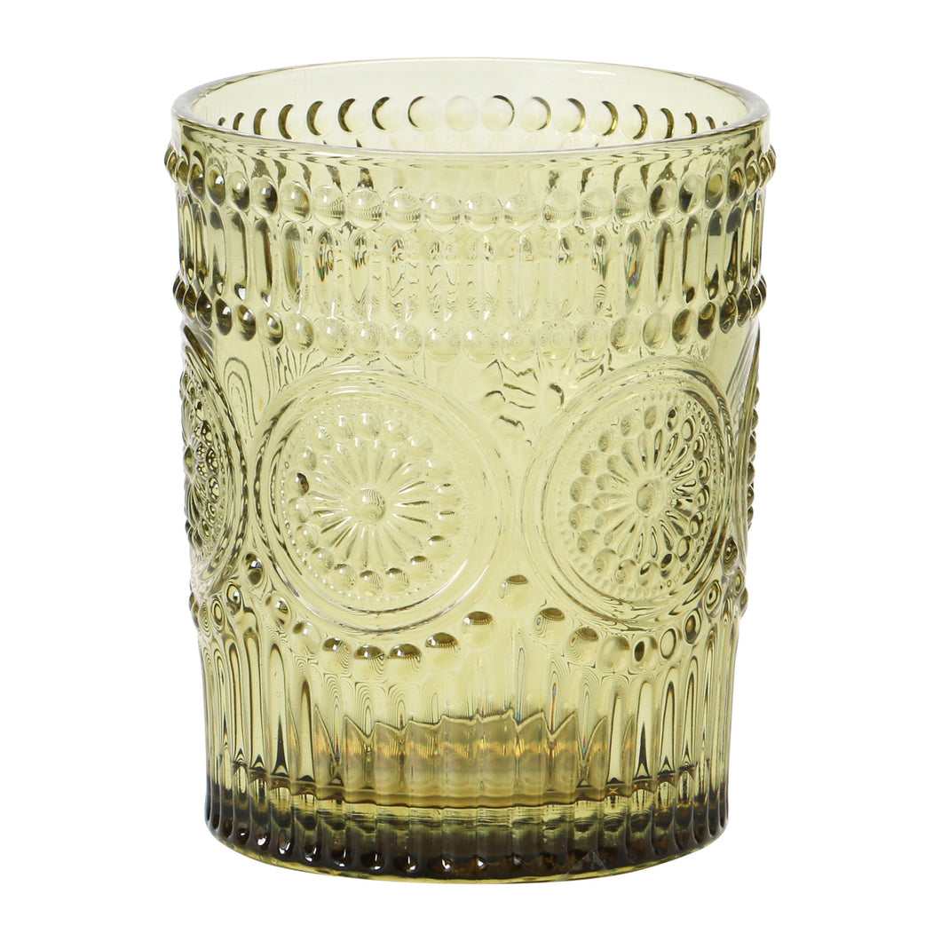 Embossed Drinking Glass