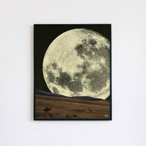 Cowboy Moon Print