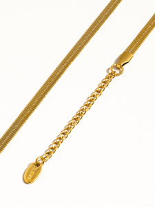 Flat Snake Chain Necklace